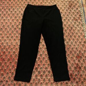 Eileen Fisher Black Tapered Trousers